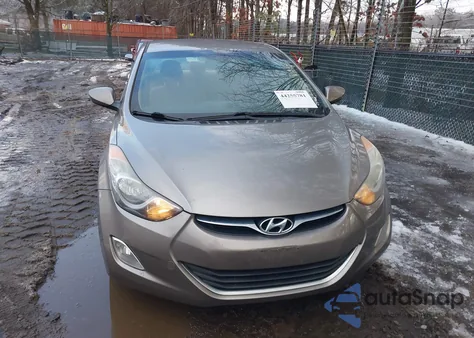 2012 Hyundai Elantra Gls from USA, damaged, VIN 5NPDH4AEXCH101565
